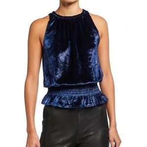 Ramy Brook Lonny Velvet Top